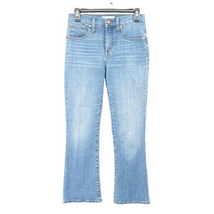 Madewell Denim Jeans SZ 26 Cali Demi Boot Flared Leg Western Cowgirl Retro 90s
